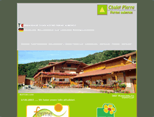 Tablet Screenshot of chalet-pierre.com